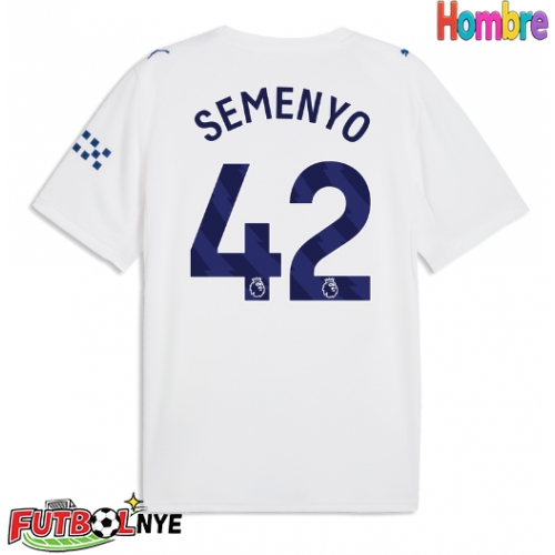 Camiseta Manchester City Antoine Semenyo #42 Tercera Equipación 2026-27 manga corta